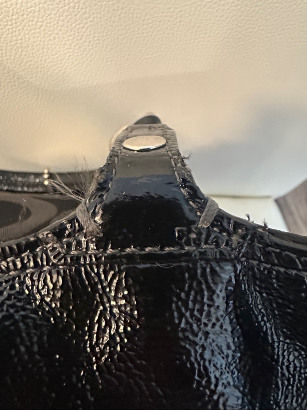 Coach Tribeca Madison Tote Jacquard/Patent Leather w/ Branded Dust Bag GUC - Picture 12 of 12